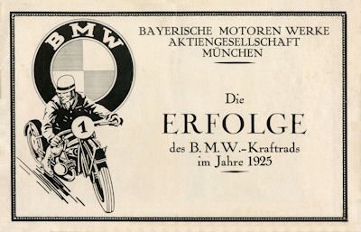 BMW Erfolge im Jahr 1925