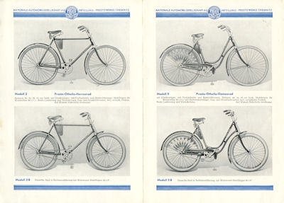 Presto bicycle program ca. 1930