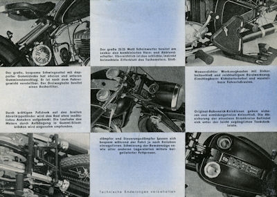 Rabeneick SM 125 brochure ca. 1950