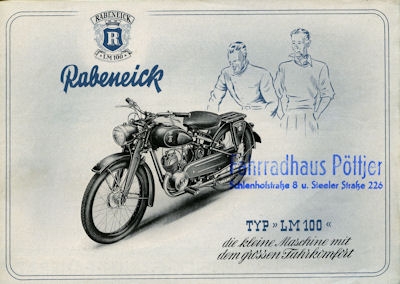 Rabeneick LM 100 Prospekt ca. 1949