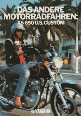 Yamaha XS 650 U.S.Custom brochure 1980