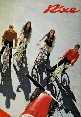 Rixe Mofa und Fahrrad Prospekt ca. 1975
