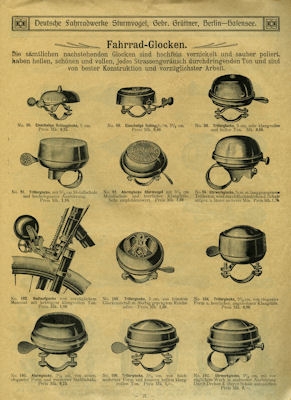 Sturmvogel Bicycle program 1907