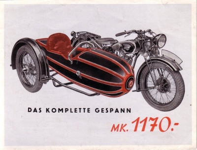 Ardie Special 500 brochure 1933