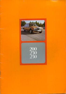 Mercedes-Benz 200 230 250 Prospekt 7.1977