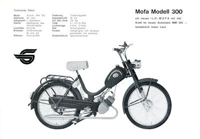 Göricke Mofa Programm ca. 1972