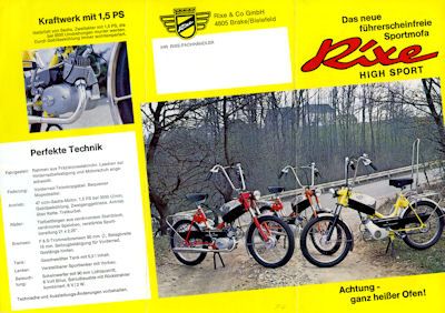 Rixe Mofa Programm ca. 1974