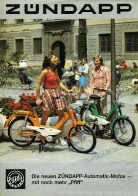 Zündapp Automatic Mofa Prospekt 1973