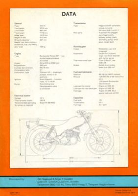 Hägglunds XM Variomatic brochure 1974