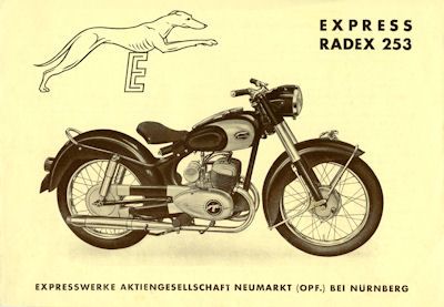 Express Radex 253 brochure 1950s