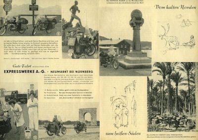 Express Radex Fernfahrt brochure 1950s