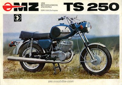 MZ TS 250 Prospekt 1974