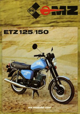 MZ ETZ 125/150 Prospekt 1986