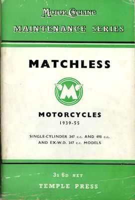 Temple Press: Matchless motorcycles 1939-1955