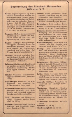 Frischauf Programm 1933
