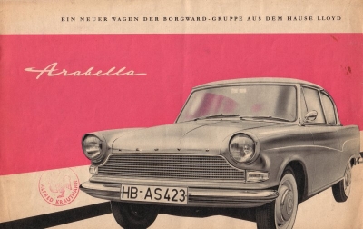 Lloyd Arabella Prospekt 7.1959