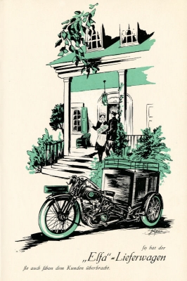 Elfa Threewheeler 200 ccm brochure ca. 1930