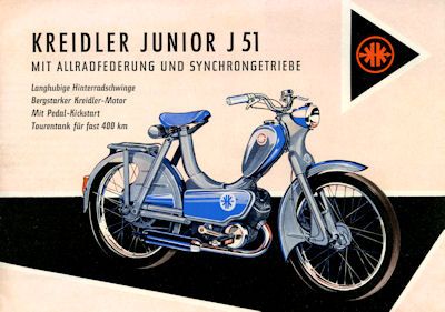 Kreidler Junior J 51 Prospekt 7.1956