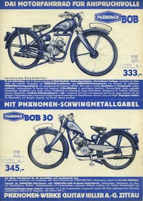 Phänomen BOB brochure 8.1938