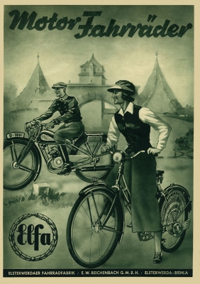 Elfa Motorfahrräder brochure 1939