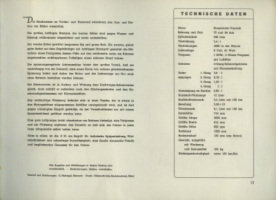 BMW Eisenach Programm Pkw und Motorrad ca.1952