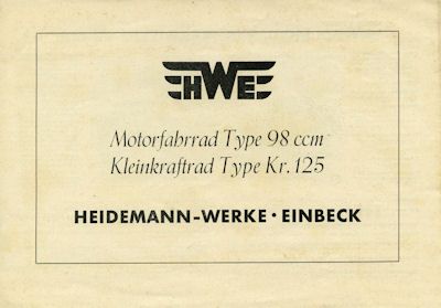 HWE Programm ca. 1950