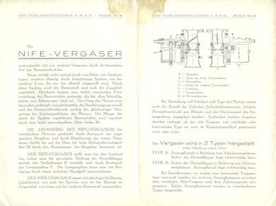 Nife Vergaser 11.1928