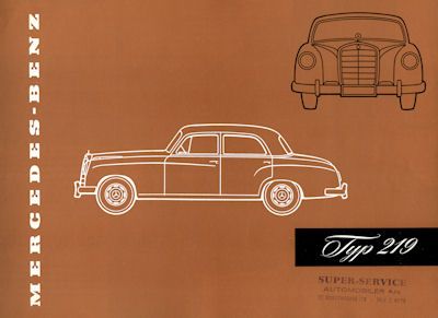Mercedes-Benz 219 Prospekt 1956