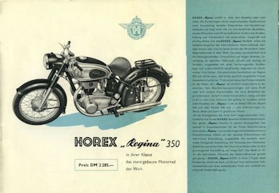 Horex Programm ca. 1953