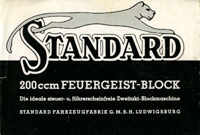 Standard Feuergeist brochure 1933