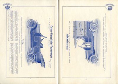 Corona Programm 1911