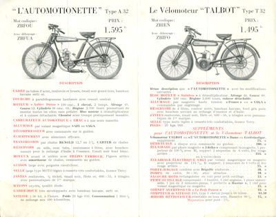 L`automotion Prospekt ca. 1932