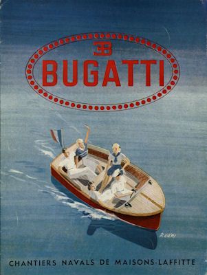 Bugatti boat brochure 6.1946