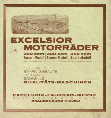 Excelsior program ca. 1930