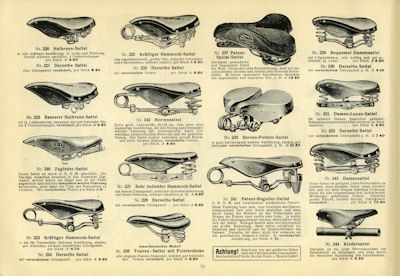 Hammonia Fahrrad Programm 1912