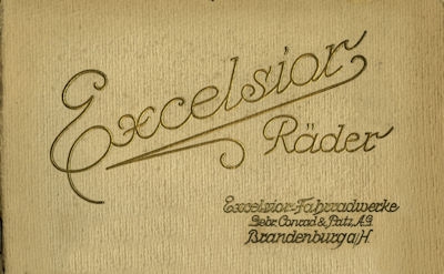 Excelsior bicycle program 1914