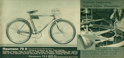 Seidel & Naumann bicycle brochure 1937