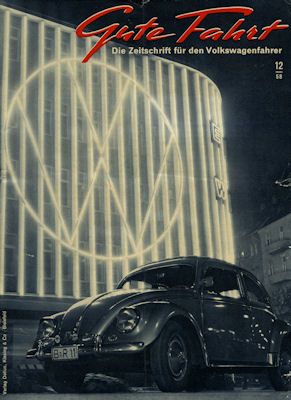 VW Gute Fahrt Heft 12 1958