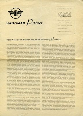 Hanomag Partner Test 8.1951