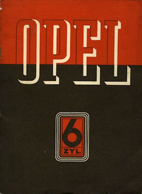 Opel 6 Prospekt 1937/38