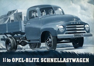 Opel Blitz brochure ca. 1952