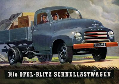 Opel Blitz brochure 1952