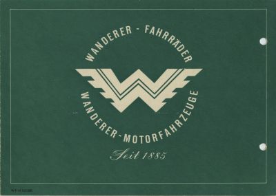 Wanderer Motorfahrrad MF 1 Prospekt  1950er Jahre