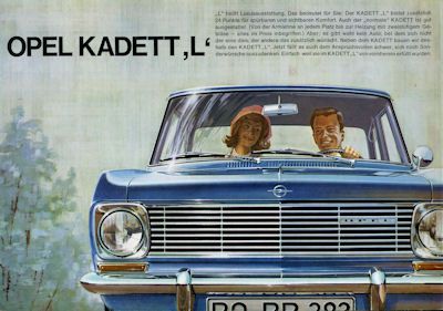 Opel Kadett A L Prospekt 1964/65