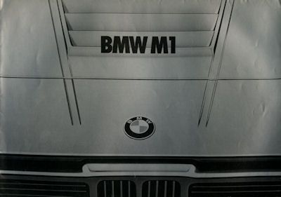 BMW M 1 Prospekt 2.1978 holl.