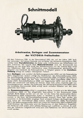 Victoria Freilaufnabe Prospekt 1938