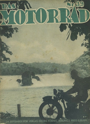 Das Motorrad 1938 Heft 39