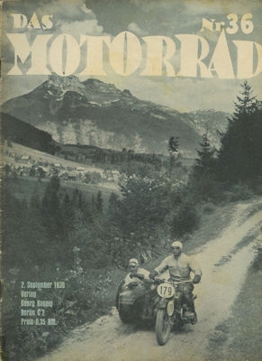 Das Motorrad 1939 Heft 36