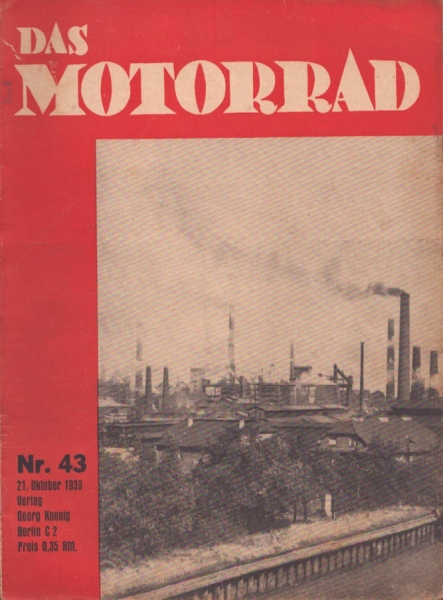 Das Motorrad 1939 Heft 43
