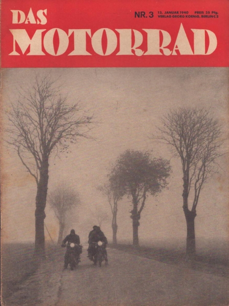 Das Motorrad 1940 Heft 3